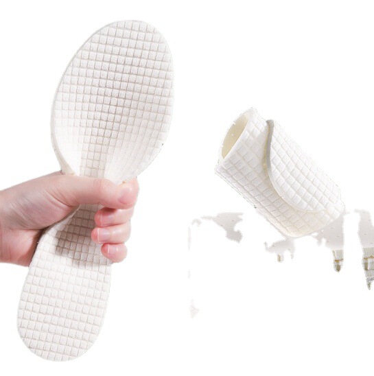 Insole Sweat Absorbent Deodorant Latex Sports Breathable Leather Insole Women's Soft Sole Comfortable Massage Cuttable Summer Thin