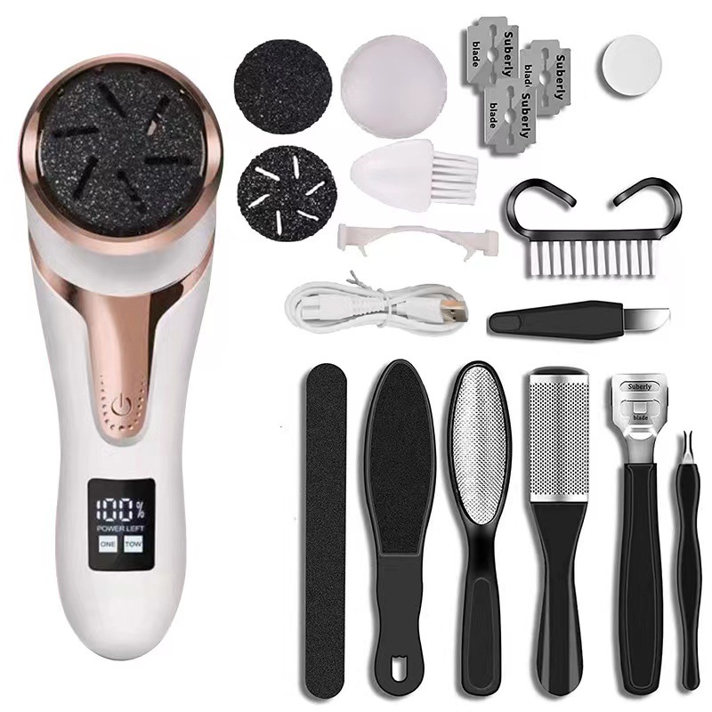 New vacuum foot grinder electric washing rechargeable foot trimmer automatic dead skin removing calluses foot repair machine cross-border