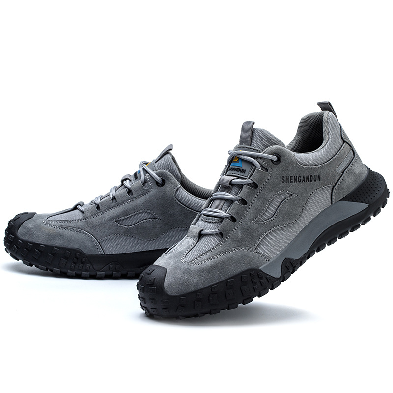 Cross-border Labor Protection Shoes Men's Four Seasons Safety Protective Shoes Breathable and Lightweight Anti-smashing and Anti-piercing Labor Protection Work Shoes
