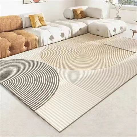 Cotton and linen bottom with added thickness, faux cashmere luxurious living room rug, bedroom rug, living room bed side rug, room sofa tea table rug