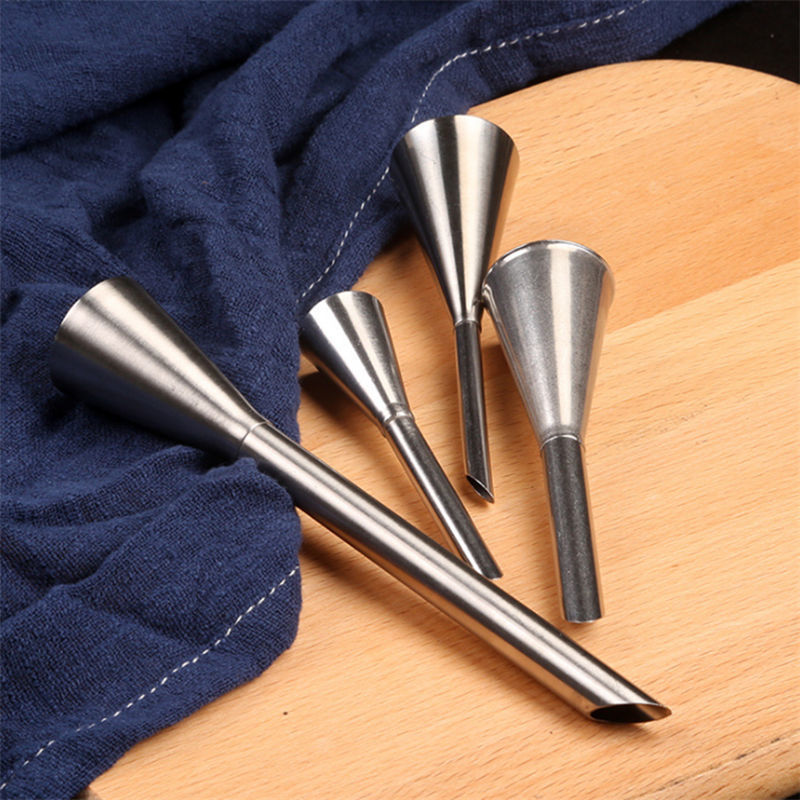 Stainless Steel Puff Mouth Cake Puff Cream Blossom Squeezer West Point Cake Baking Tool Size Set