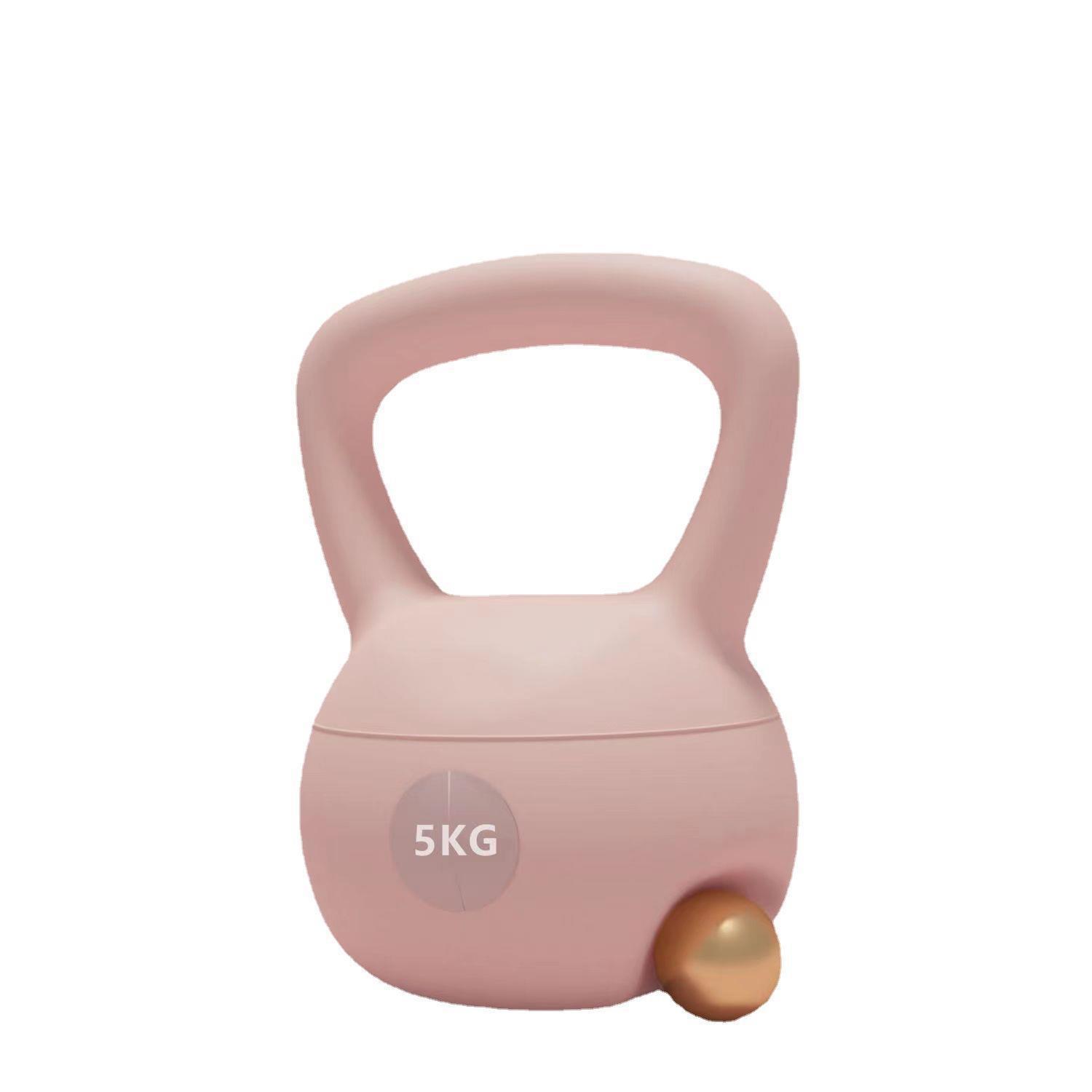 Source manufacturers soft kettlebell ladies fitness equipment wholesale 5kg hip hip lift pot dumbbell men's training