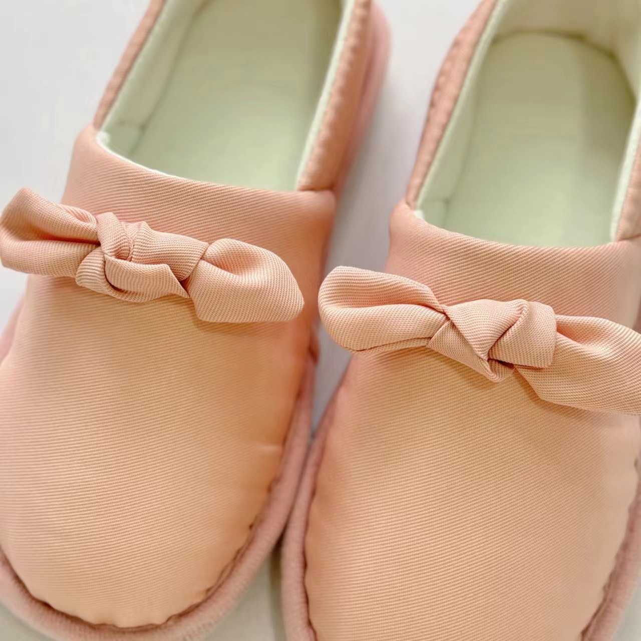 extra large size four seasons autumn and winter fleece-lined before and after pregnancy big bow spring and summer thin moon shoes memory cotton