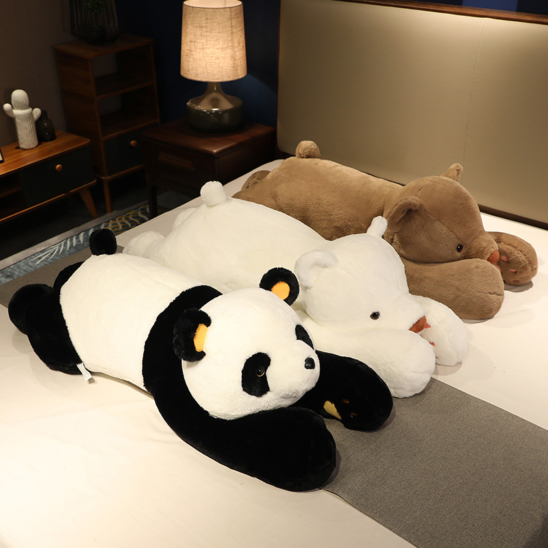 New lying Bear Cat doll creative teddy bear plush doll toy cute sleeping pillow doll wholesale