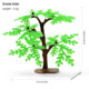 5 leaf snowflake tree
