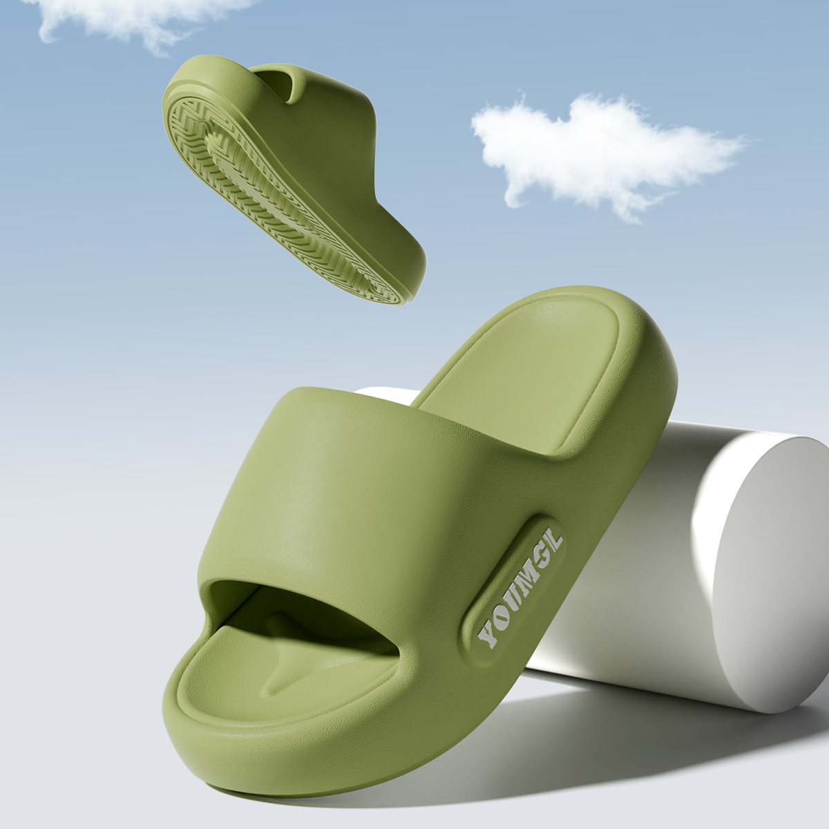 Stepping on excrement anti-slip slippers for women 2024 new indoor home and household anti-slip bathroom bathing eva sandals for men