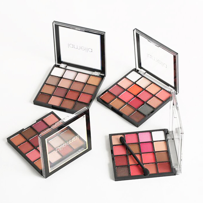 Ramila ins TikTok super hot 16-color Pearl matte eye shadow plate combination color earth color 16g