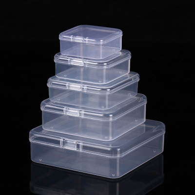 Square high permeability plastic box PP box spare parts storage box hardware jewelry fishing gear jewelry earplugs small box Square