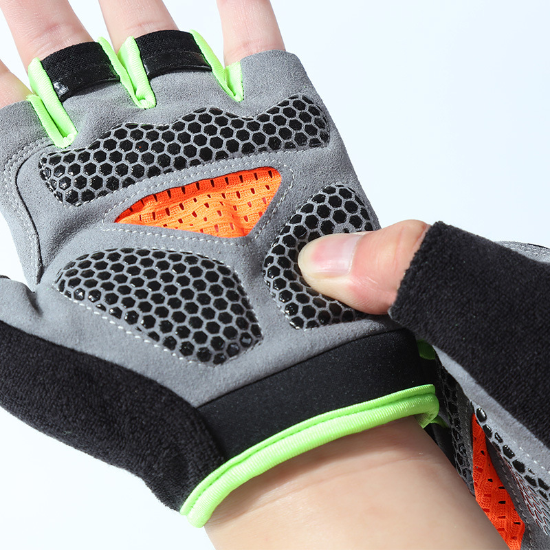 Radfahren Handschuhe Halb Finger Luya Sport Outdoor Fitness Bergsteigen Angeln Sommer Mountainbike Offene Finger Halb_voghion.com