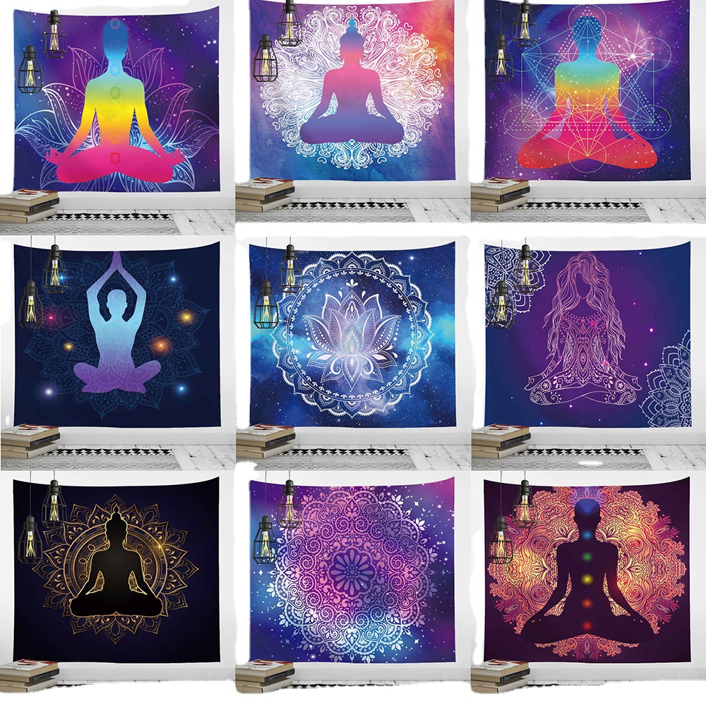 ins Nordic Style Bedroom Decorative Tapestry Cross-border Special for Digital Printing Online Celebrity Anchor Live Background Cloth Hanging Cloth