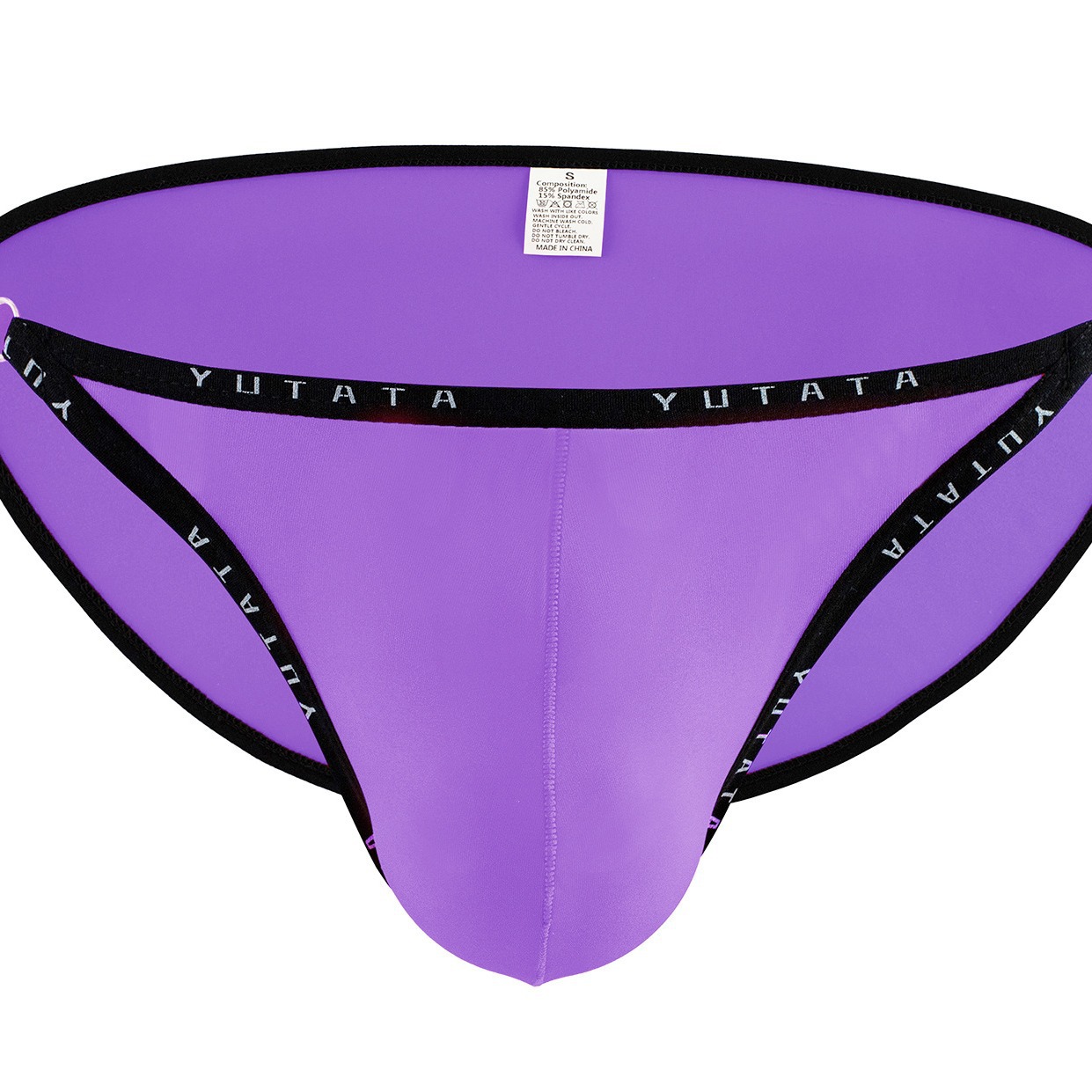 European code foreign trade YUTATA silky sexy temptation low waist men's briefs sexy hip men's underwear B634