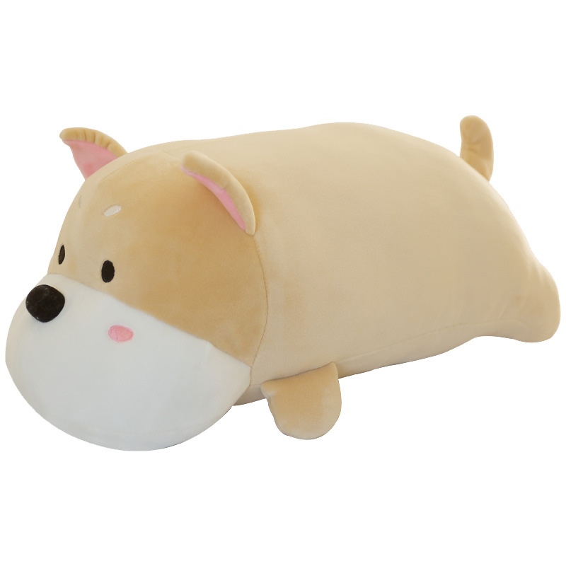 ins soft cute papa dog prone posture pillow cute dog Doll Girl heart plush toy sofa decoration wholesale