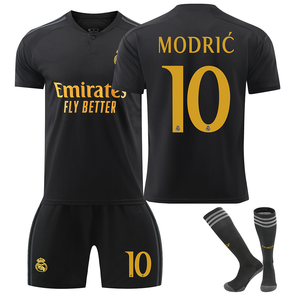 2324 Real Madrid second-team jersey No. 10 Mbappe No. 7 Vinicus No. 5 Bellingham football jersey