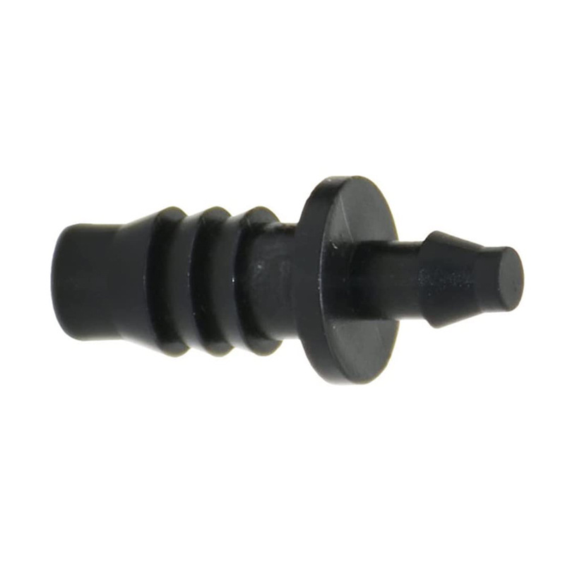Drip irrigation system accessories 47 wool pipe joint single barb straight plug garden irrigation automatic watering pipe accessories