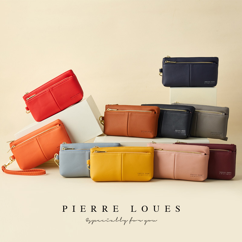 2023 New Women's wallet Korean Multi-functional Multi-card Holder Clutch Cross-border Simple Long Card Bag wallet