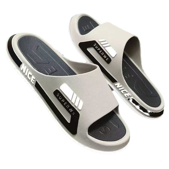 Slip Slippers Men's Summer High-grade Non-slip Thick Bottom Outer Wear Home Bathroom Couple's Fashionable Sandals and Slippers for Men