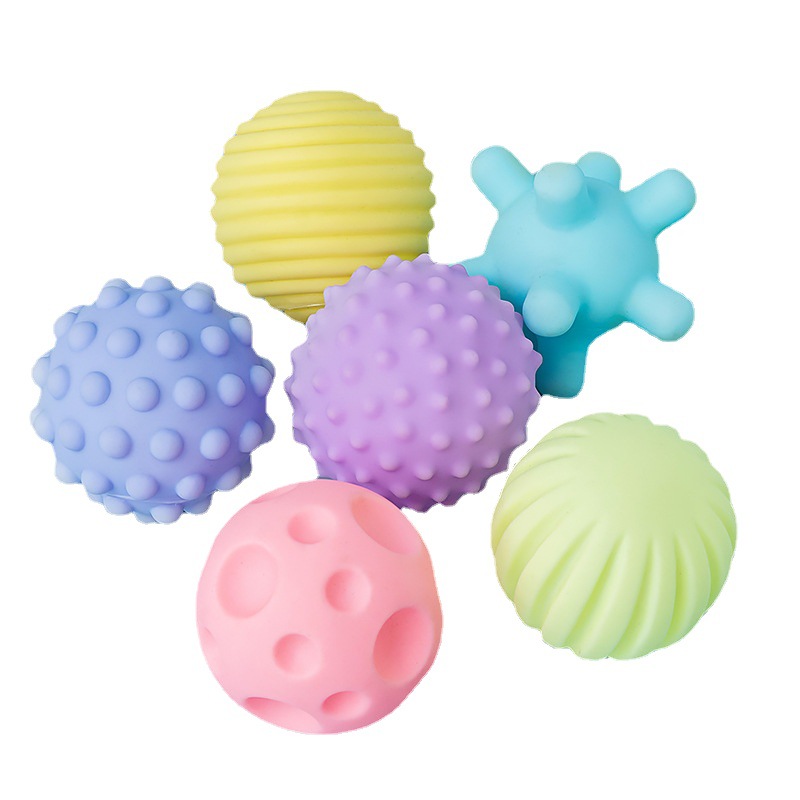 Manhattan Sensory Perception Massage Ball Baby Toy Soft Jelly Hand Grab Ball Educational Biteable Cognitive