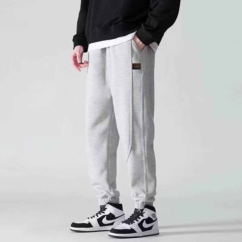 Men's Sports Casual Pants Fashion Young Men's Sweatpants Hong Kong Style Loose Pants Men's Korean Style Cotton Trendy Pants