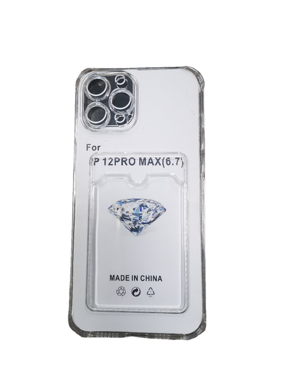 Factory direct for Apple 12 11 13 14 transparent anti-fall card all-inclusive mobile phone case soft case card case