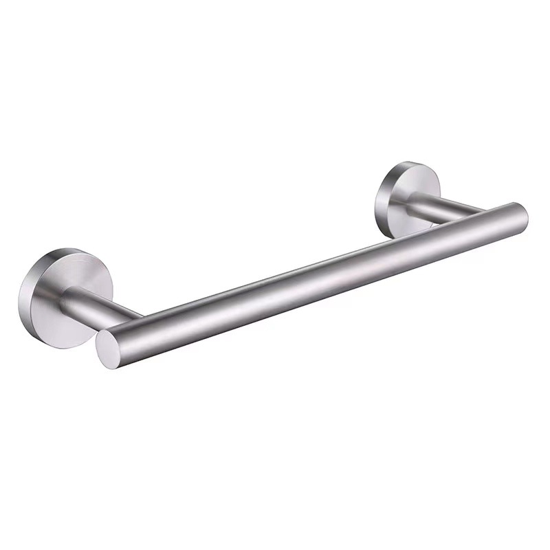 Cross-border Direct Supply Punch-free Towel Rack Bath Towel Rack Bathroom Small Size Slipper Rack Single-pole Towel Rack
