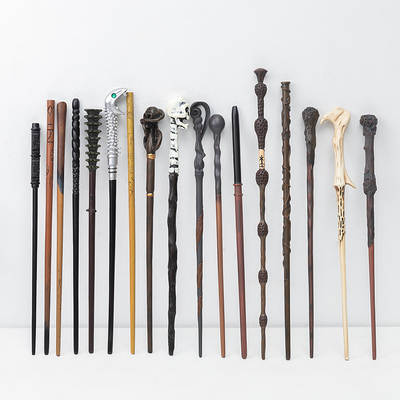 Harry Magic Wand Hermione Magic Wand Dumbledore cos Props Halloween Metal Core in stock Bare Wand