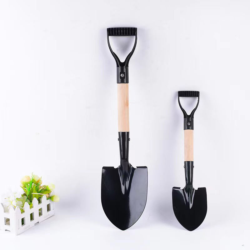Factory wholesale gardening shovel outdoor tools vegetable planting pine soil shovel worker shovel manganese steel quenching colorful Xiuxiu shovel