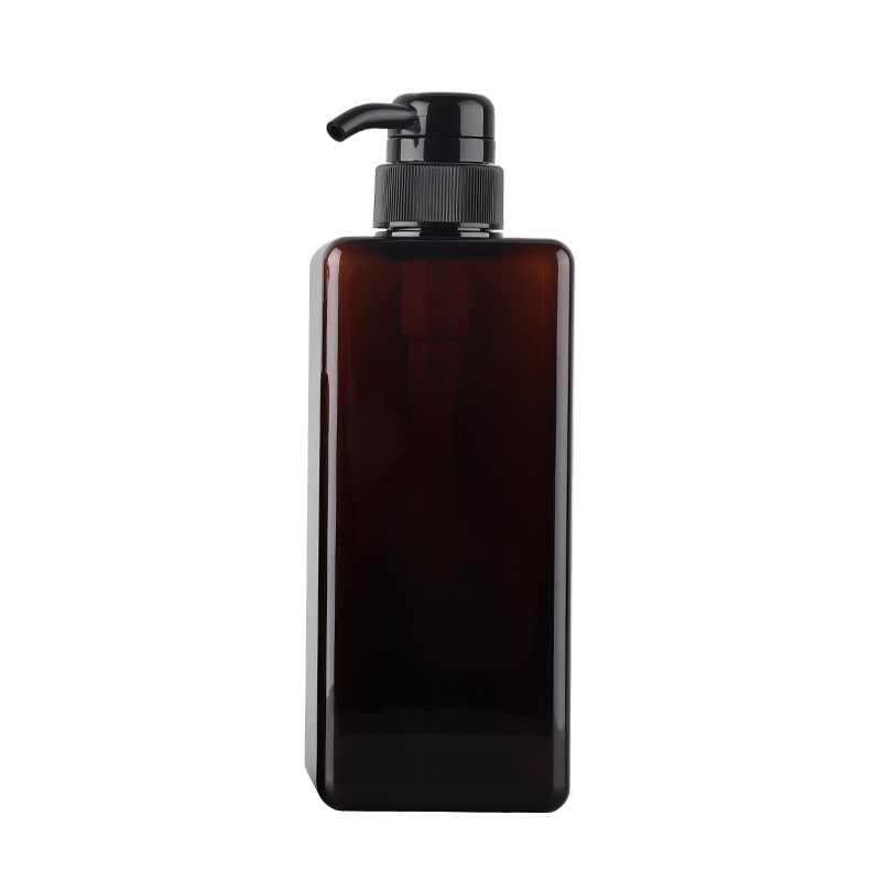 650ml lotion bottle square bottle PETG bottle press bottle plastic Lotion Bottle shampoo bottle facial cleanser bottle