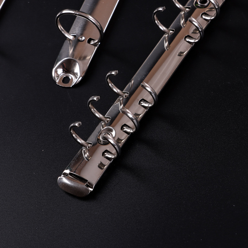 Factory wholesale loose-leaf clip A5A6 office stationery metal loose-leaf clip hardware accessories four-hole clip formulation