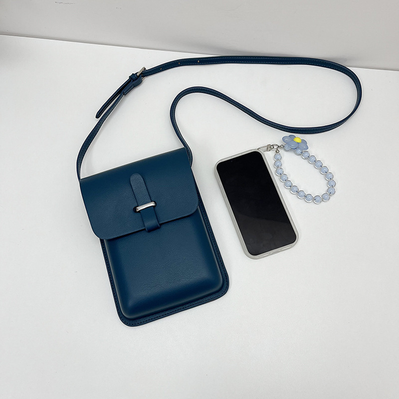 韓国のファッションのシンプルな携帯電話のカバンの女性の百合のカジュアルな縦型の肩の斜め掛けのショルダーバッグの流行はカバーのミニの小さい方のカバンをひっくり返します。|undefined