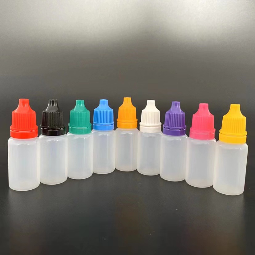 Liquid sub-filling pigment bottle 3 5 10 15 20 30 50 100ml plastic eye drops bottle