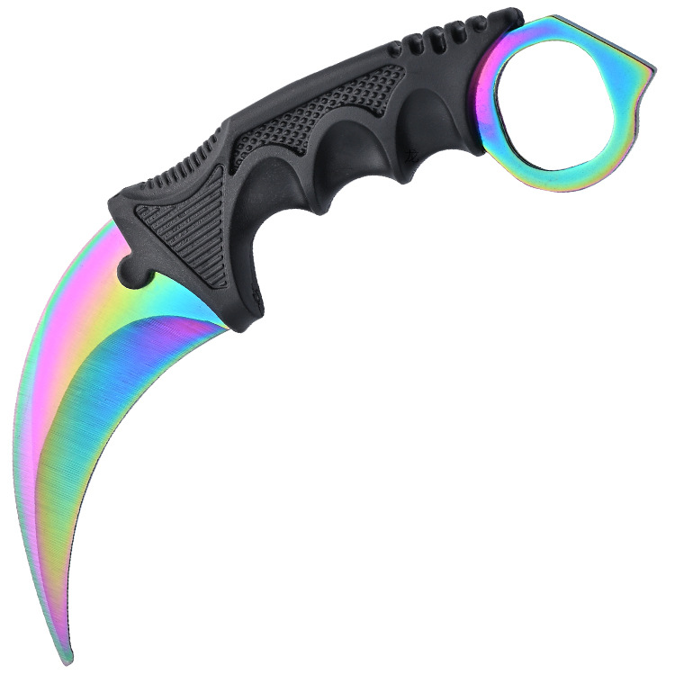 Game peripheral csgo claw knife unopened blade claw knife toy model knife self-defense cold weapon eagle claw knife play