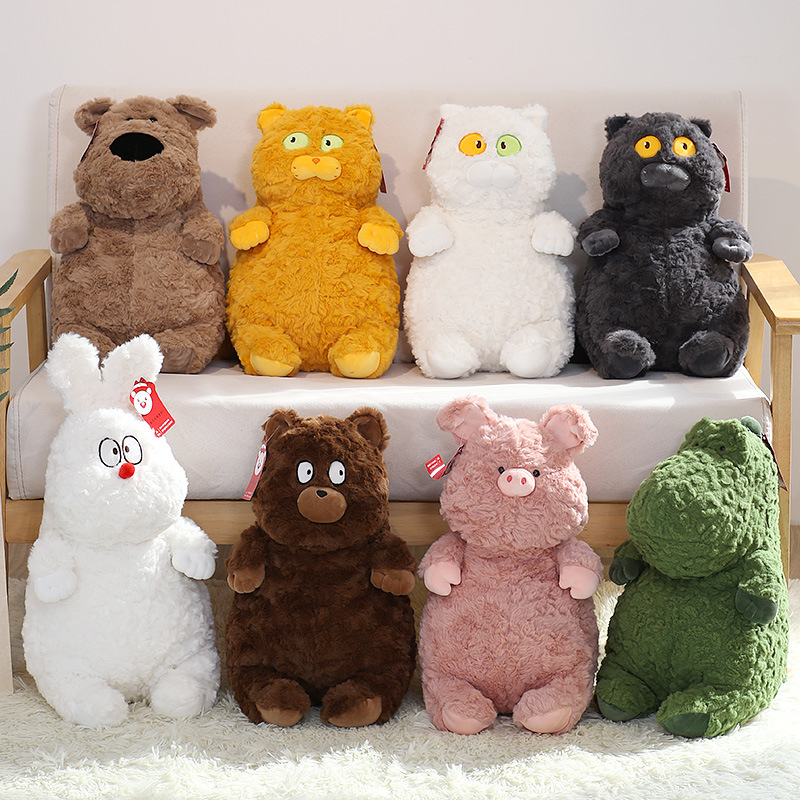 Animal plush toy wholesale sleeping pillow doll Bopowa plush toy birthday gift for girls comfort doll