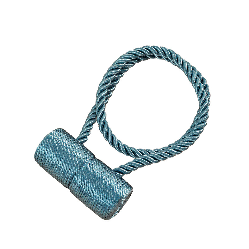 Cross-Border New punch-free magnetic curtain buckle installation-free magnet curtain strap magnetic buckle rope source wholesale