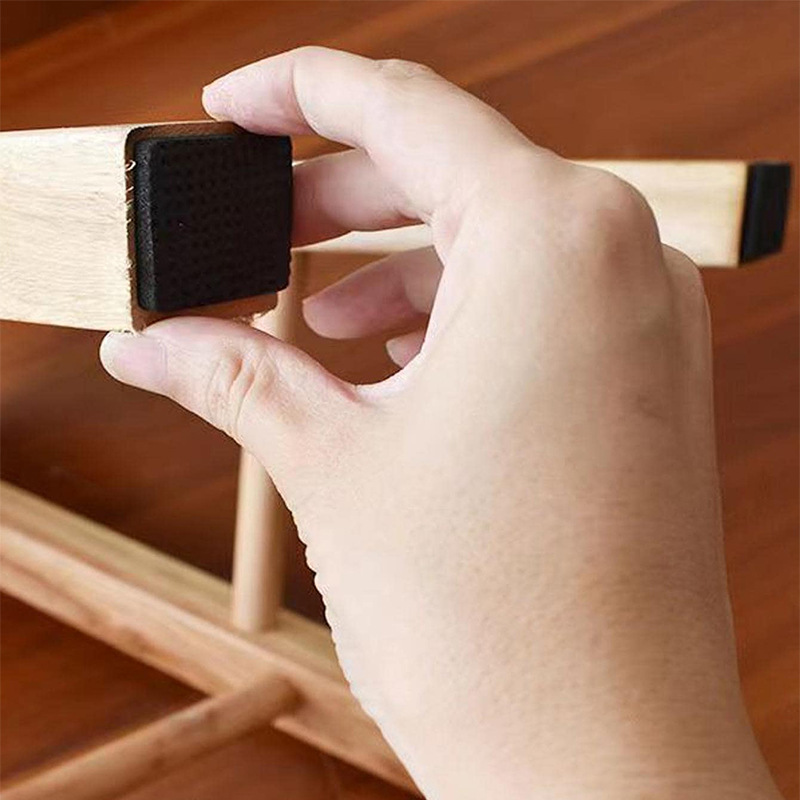 Cross-border black padded table mat scratch-resistant mute table and chair mat self-paste sofa furniture protection cushion manufacturers