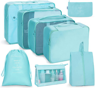 Cross-border Travel Storage Bag suit Digital Toiletries Cosmetics Sub-packaging Storage Bag Clothes Shoes Duffel Bag