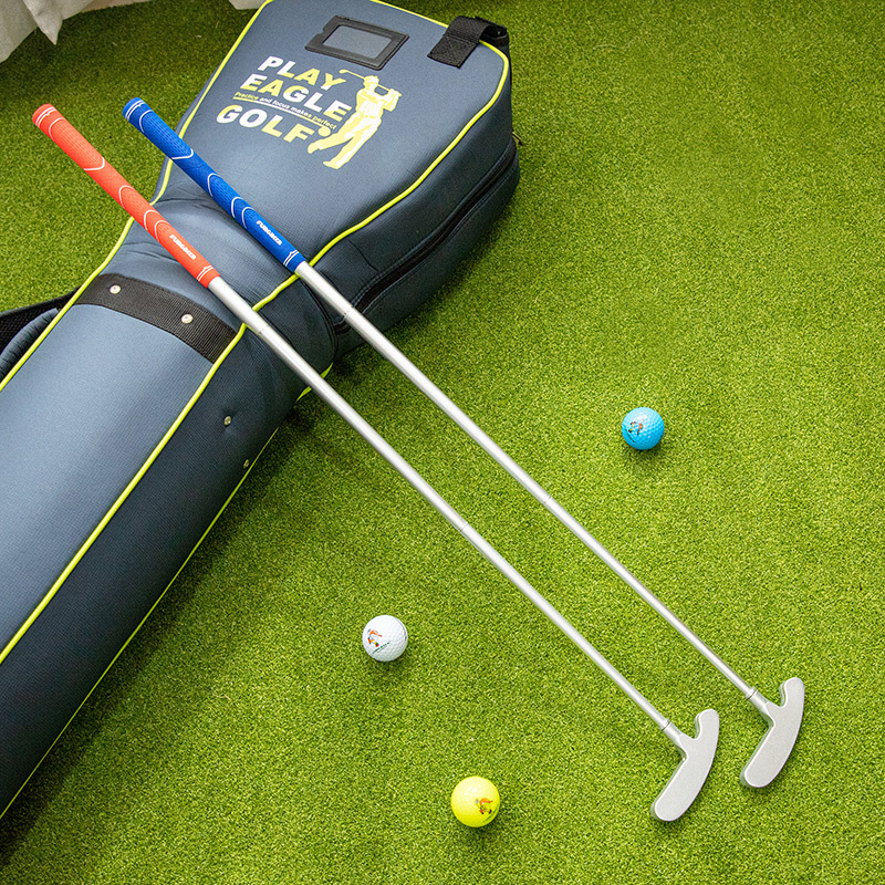 FunGreen Golf Club de tres secciones de aleación de aluminio portátil práctica putter Palos de golf