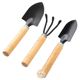 Three-piece set with thick handle
