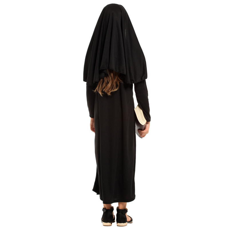 Halloween costume masquerade show little girl nun costume cosplay uniform suit