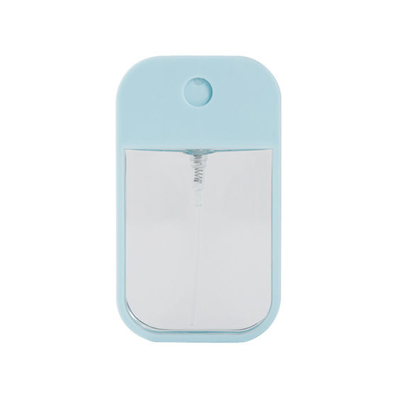 Spot transparent 45ml card spray bottle alcohol hand sanitizer small watering can portable perfume bottle spray bottle