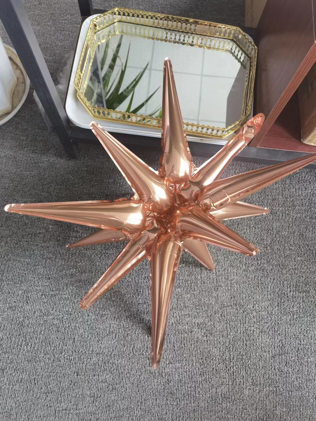 New 22-inch conjoined explosion star aluminum film 27-inch conjoined explosion star balloon party layout wholesale balloon