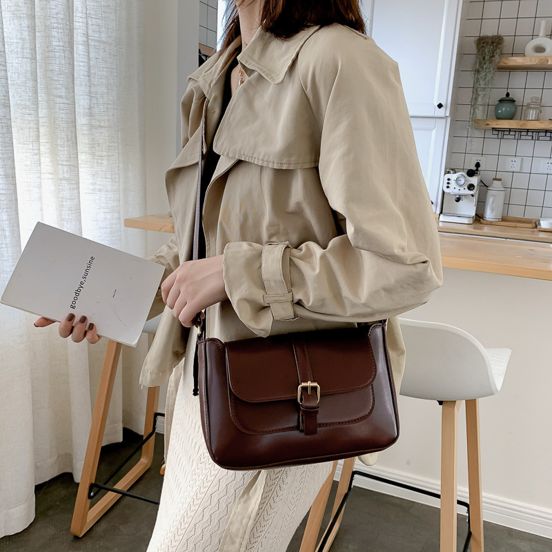 New small bag for women ins fashion retro versatile small square bag new shoulder crossbody bag trendy shoulder bag