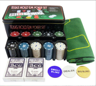 Texas poker 200 chips suit iron box chips 21:00 suit suit + Zhuang code + poker tablecloth