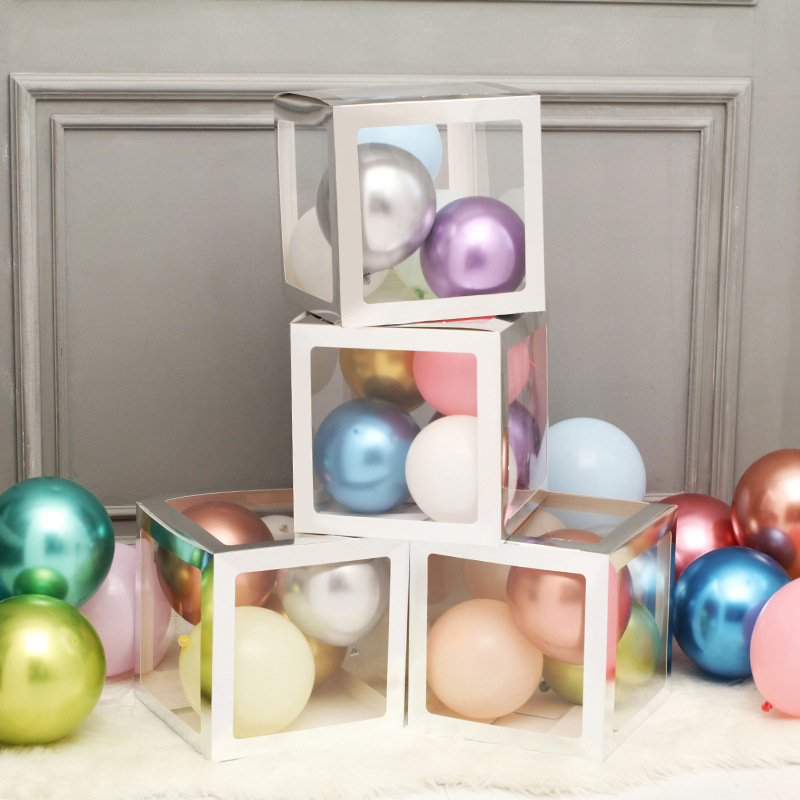 Net red 25cm small balloon box baby surprise box birthday confession wedding party love box manufacturers wholesale