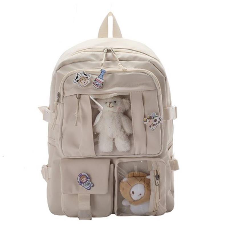Large Capacity Backpack for High School Students ins Japanese Style Junior High School Student Schoolbag Women's Korean Style chic Mori Style Girls' Backpack