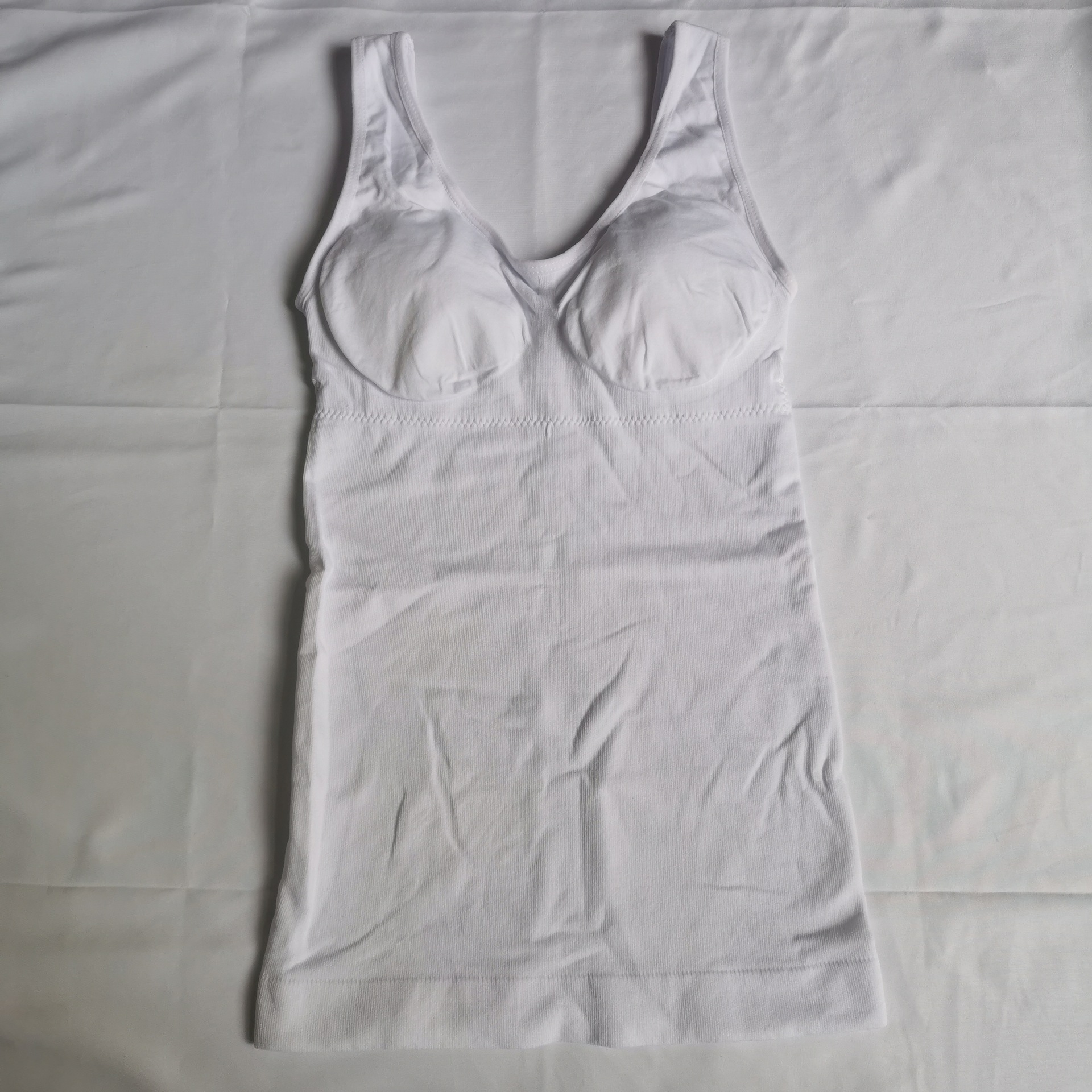Gather spot bag body-shaping underwear Foreign Trade single can put chest pad long bra sports vest women's body-shaping