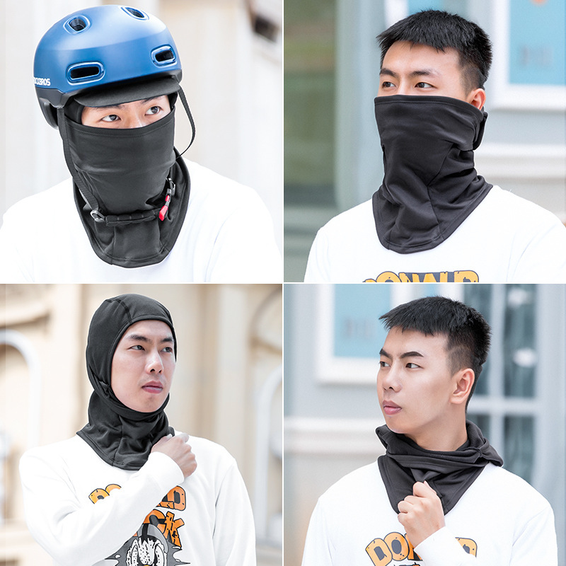 Warm Headgear Men's Riding Mask Autumn and Winter Women's Fleece-lined Fishing Motorcycle Bicycle Full Face Windproof Scarf