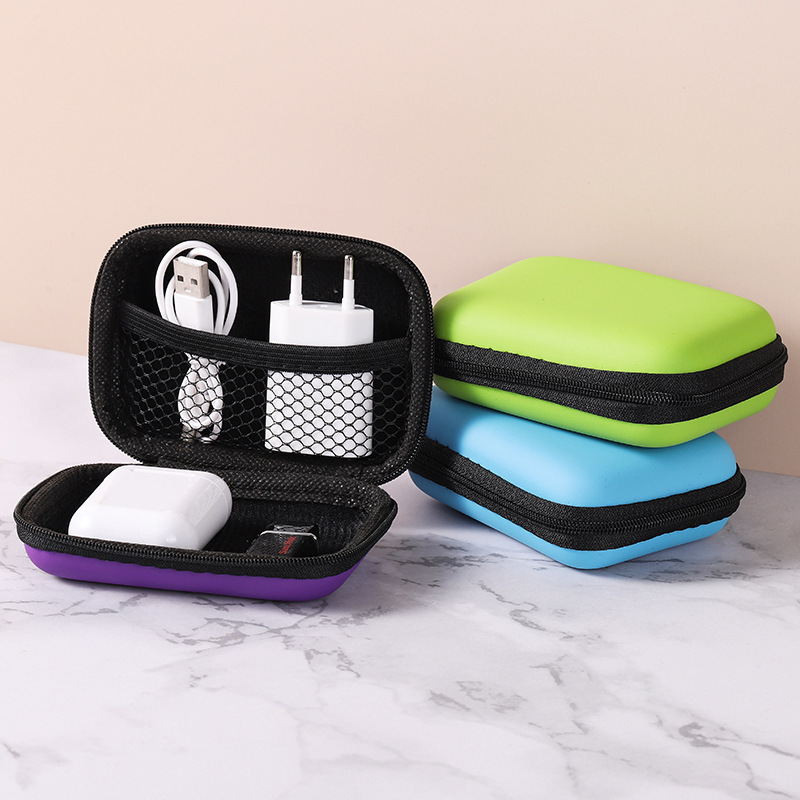 イヤホンバッグ充電器データケーブル収納バッグ多色オプションevaシンプルポータブルbluetoothイヤホンデジタル包装|undefined
