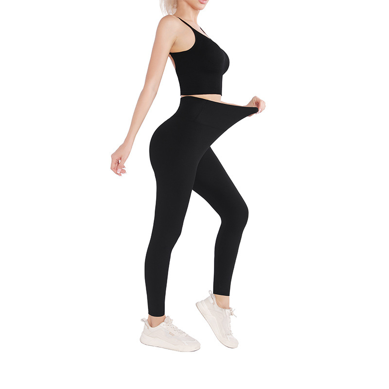 Amazon for Europe and the United States high waist leggings leggings women wear tight sports fitness high waist yoga pants