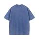 Cross-border Washed Used T-shirt Trendy Brand Pure Cotton Batik Vintage Fried Snowflake Washed Loose Short-sleeved oversiz Printing