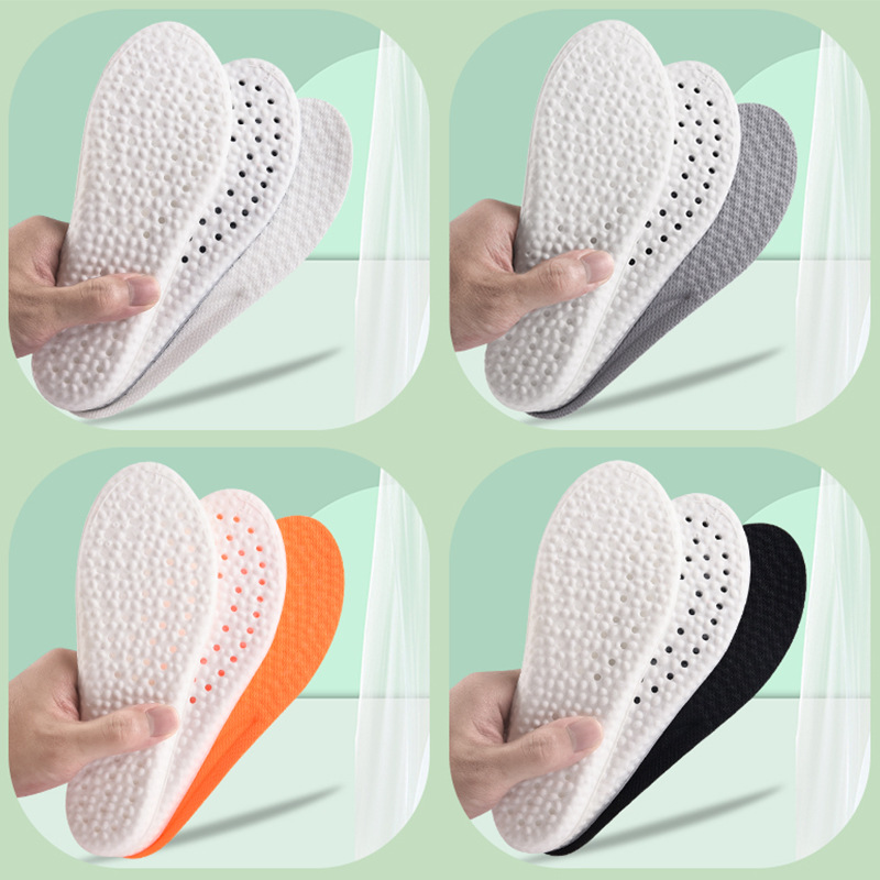 Wholesale children's sports insoles mugwort massage high elastic shock absorption leisure insoles baby special stepping excrement feeling full pad